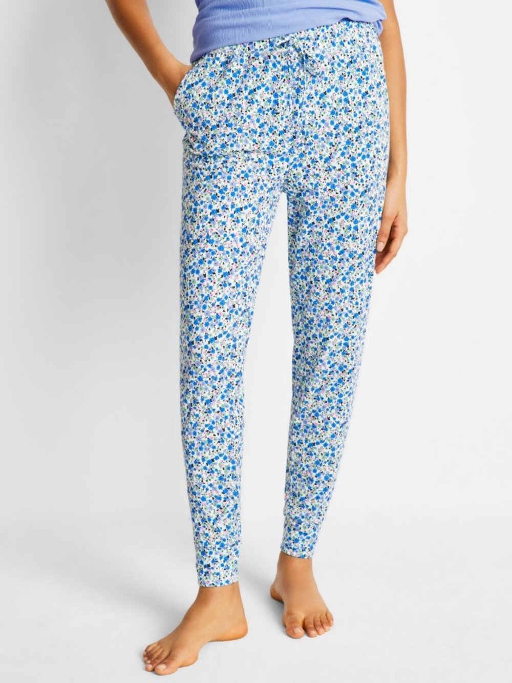 #2024 State of Day Printed Jogger Pajama Pants - Dream Ditsy